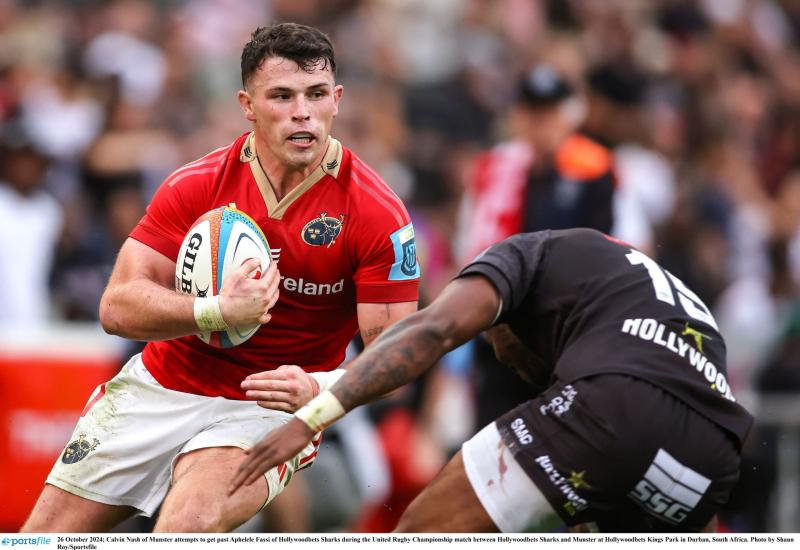 Munster Rugby's Calvin Nash looking forward to playing against Castres for first time 