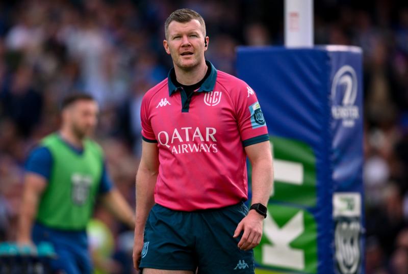 Limerick rugby referee to take charge of Investec Champions Cup fixture