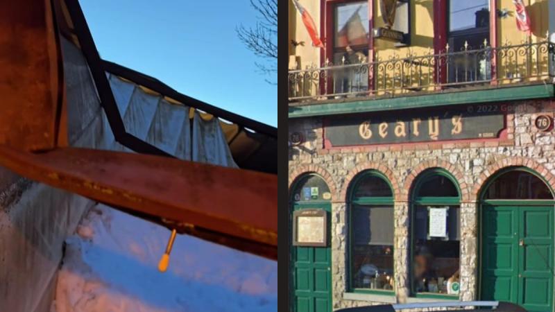 Major snow damage to popular pub near Limerick/Cork border leaves owner 'distraught'