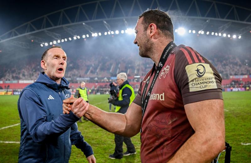 'Freshness and returning players' vital to Munster's Champions Cup win states interim head coach Ian Costello
