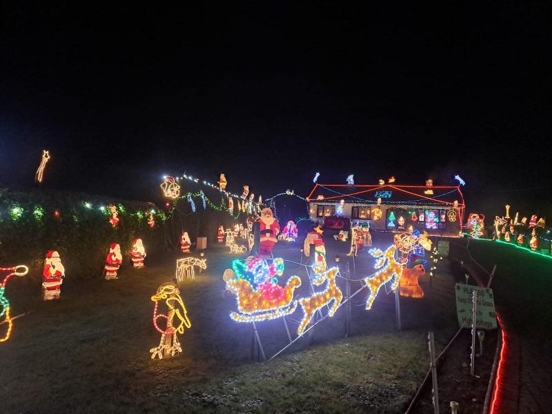 Popular charity Christmas lights display reopens following cold snap