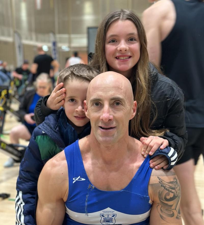 Limerick man sets Irish record in winning two titles at Irish Indoor Rowing Championships