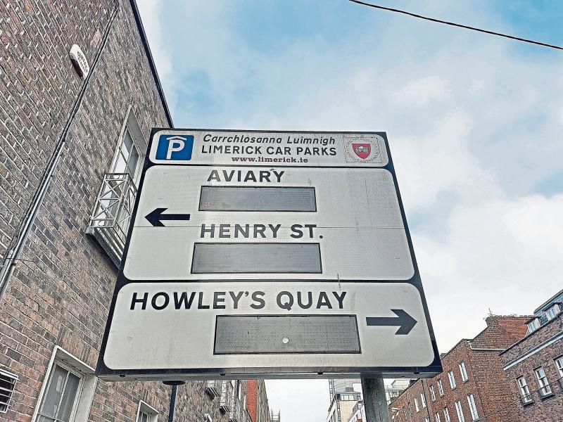  Call to remove &lsquo;ugly&rsquo; and broken parking signage in Limerick