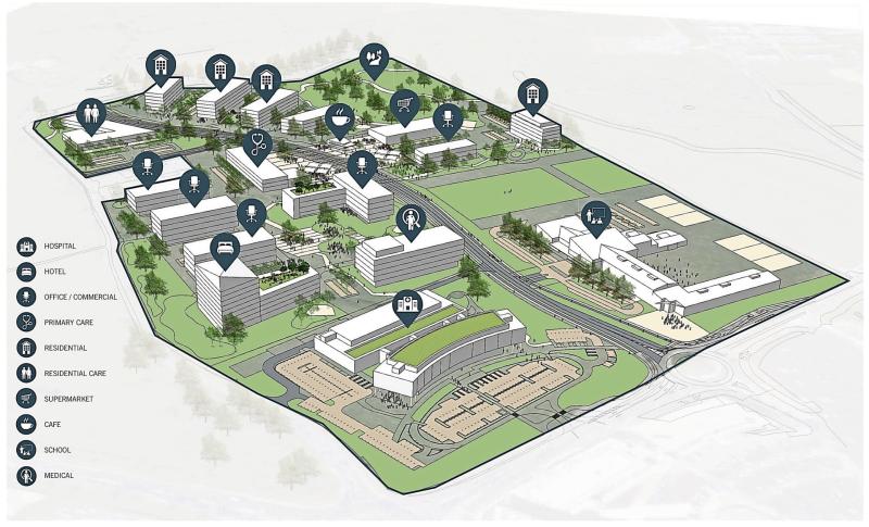 Fewer shops and more homes planned for new suburb in Limerick