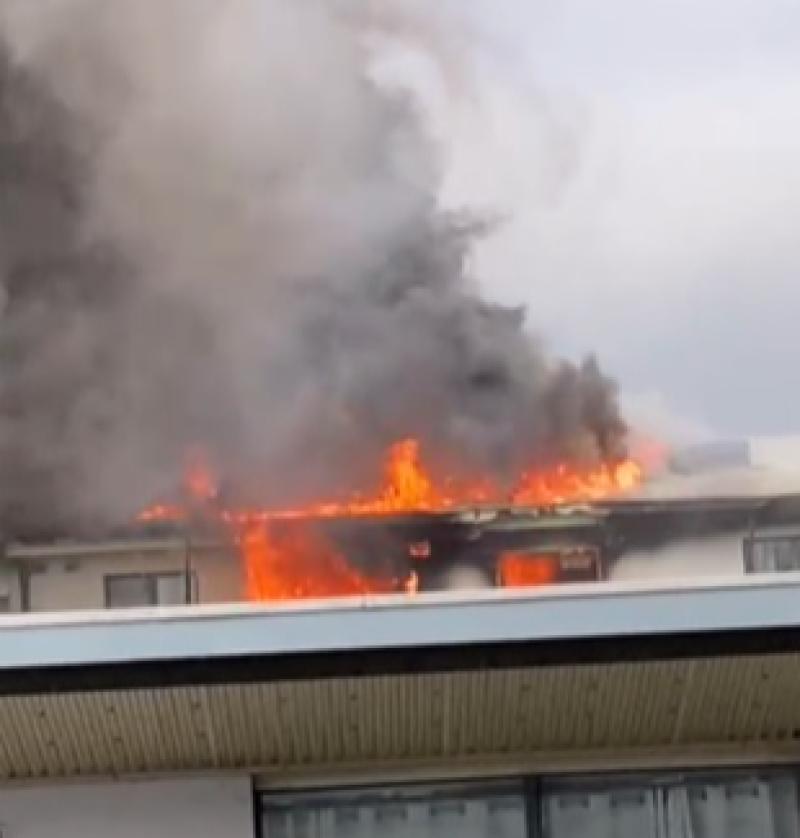 UPDATE:  Four people escape Limerick apartment blaze