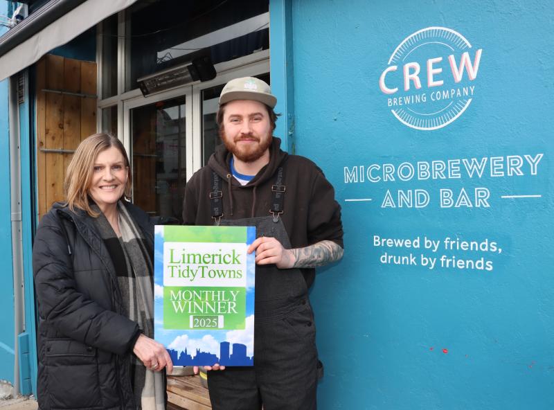 Storm Éowyn  damage sparks refresh of Limerick bar’s unique sign