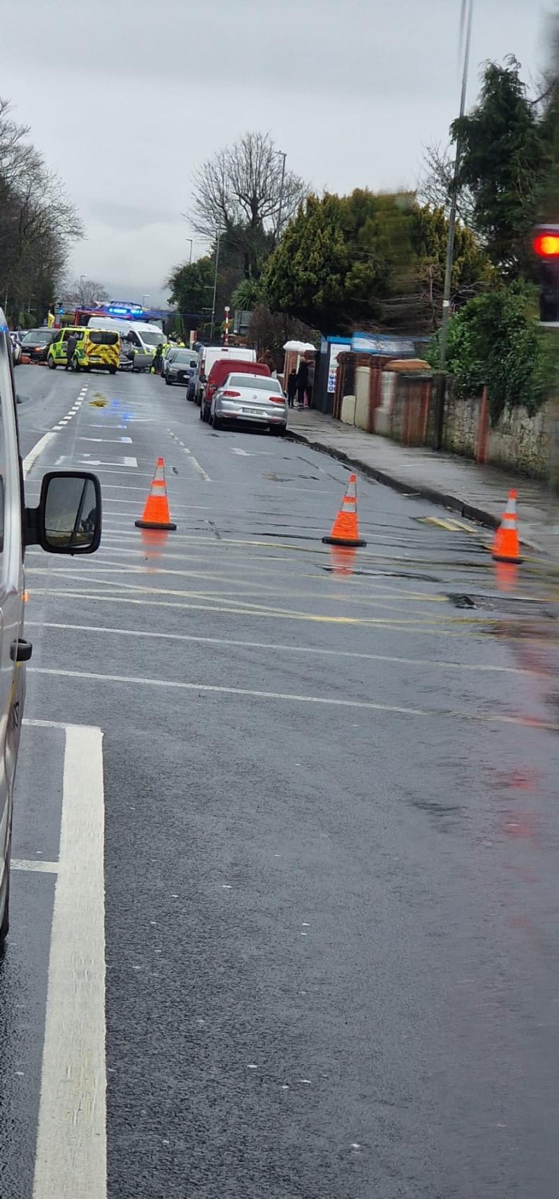 Collision sparks delay on Limerick road