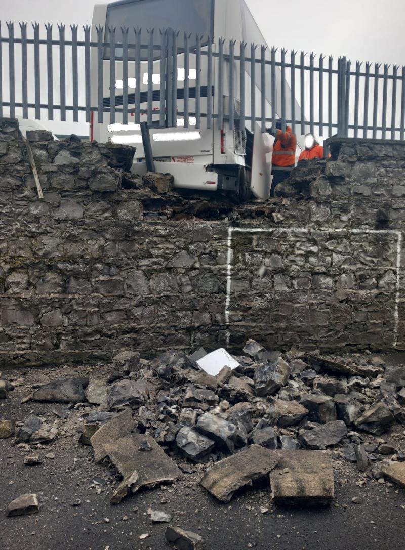 &lsquo;Children would have died&rsquo;: Bus crashes into school wall in Limerick