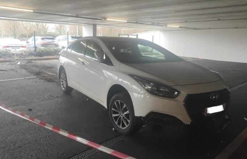 Motorist crashes into busy Limerick car park