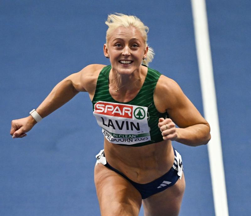WATCH: Limerick Sarah Lavin powers into 60m hurdles final at European Indoor Championship
