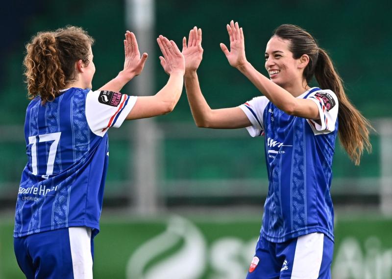 Treaty United move joint top of Women's Premier Division