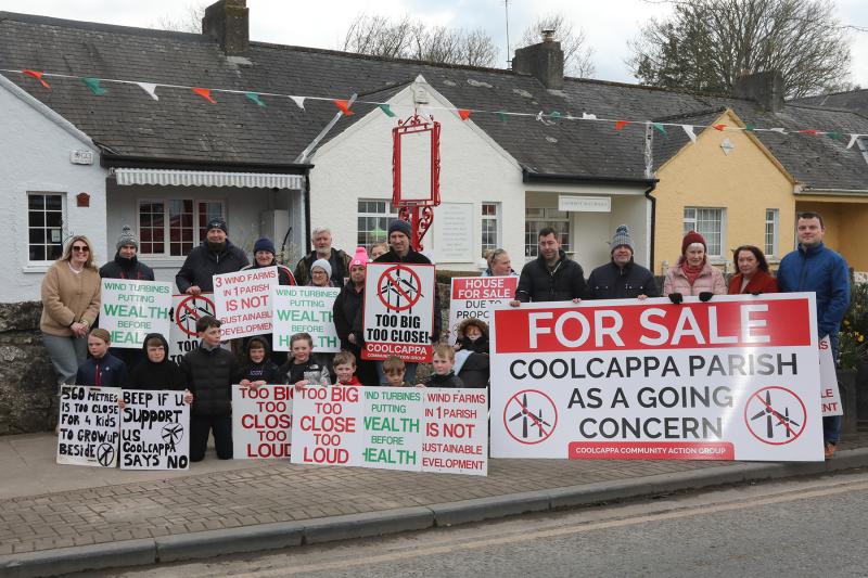 One year of protests over plans for new wind farm in Limerick village