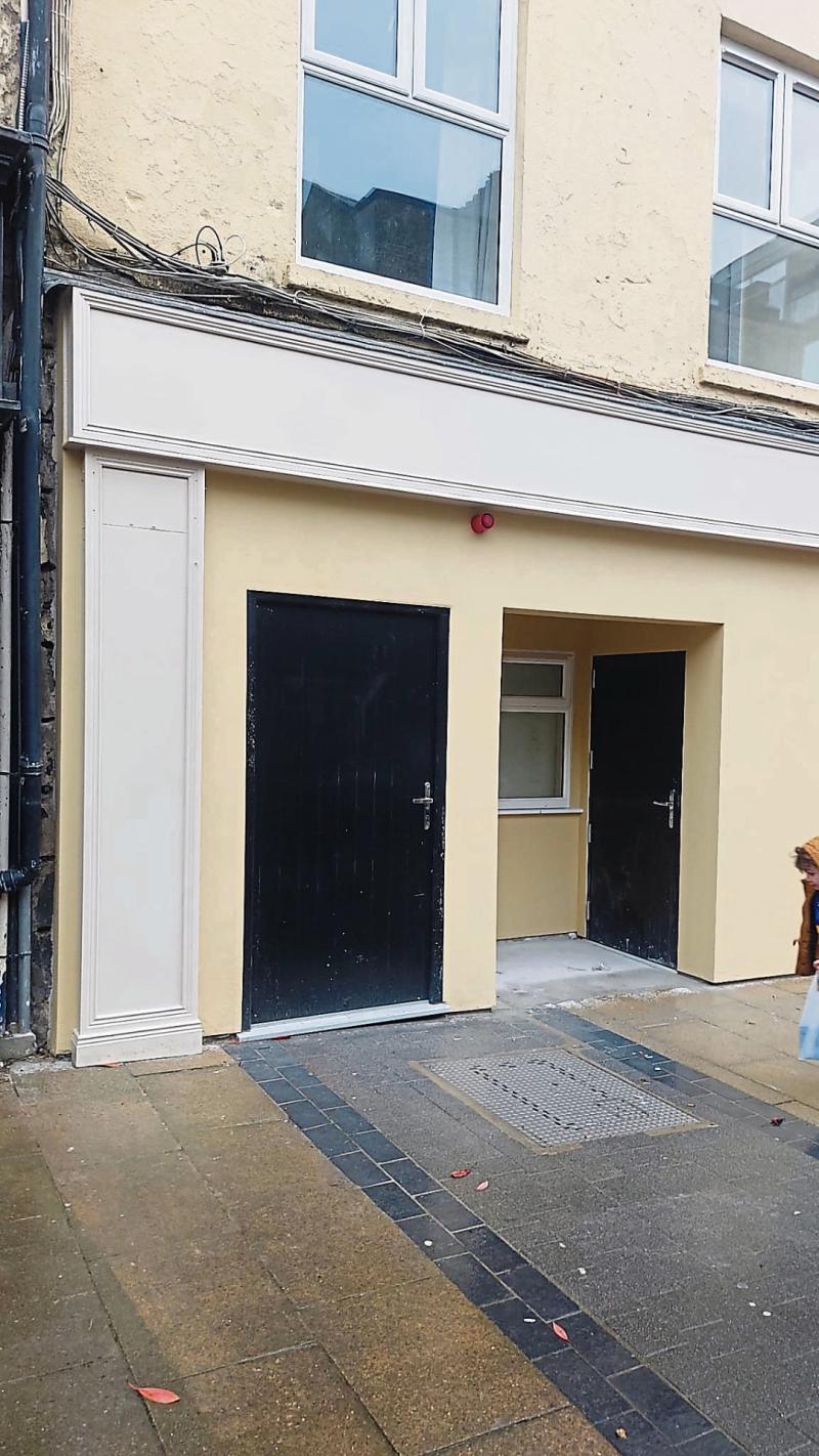 Concern rasied at changes to front of former shop in Limerick