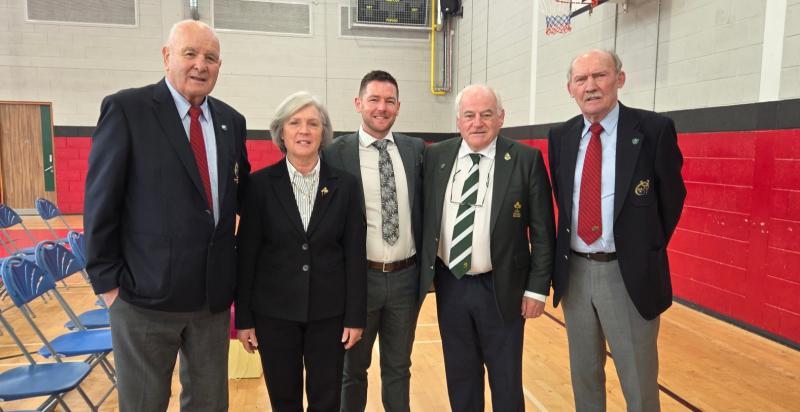 St Munchin's College honour past pupil and current IRFU President Declan Madden