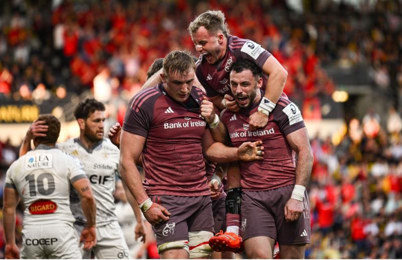 Munster Rugby score pulsating win over La Rochelle to book Champions Cup quarter-final spot