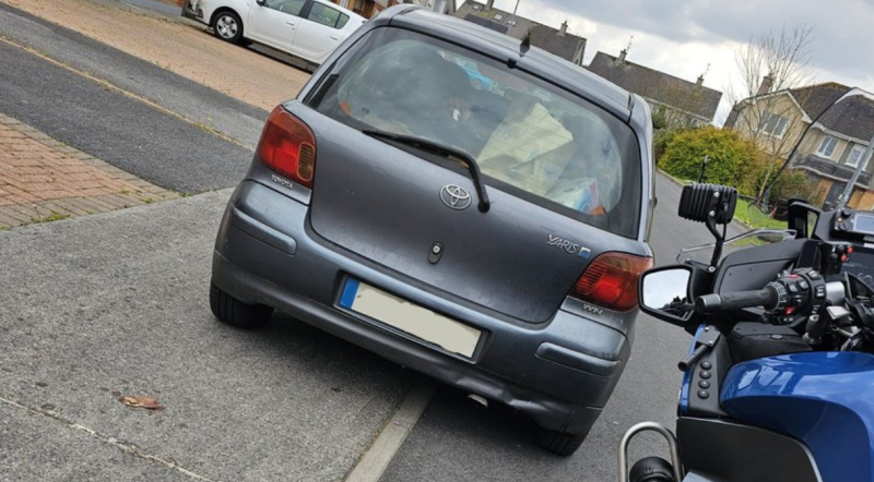 A car 'overloaded' with children stopped by gardaí but you won't believe what else...