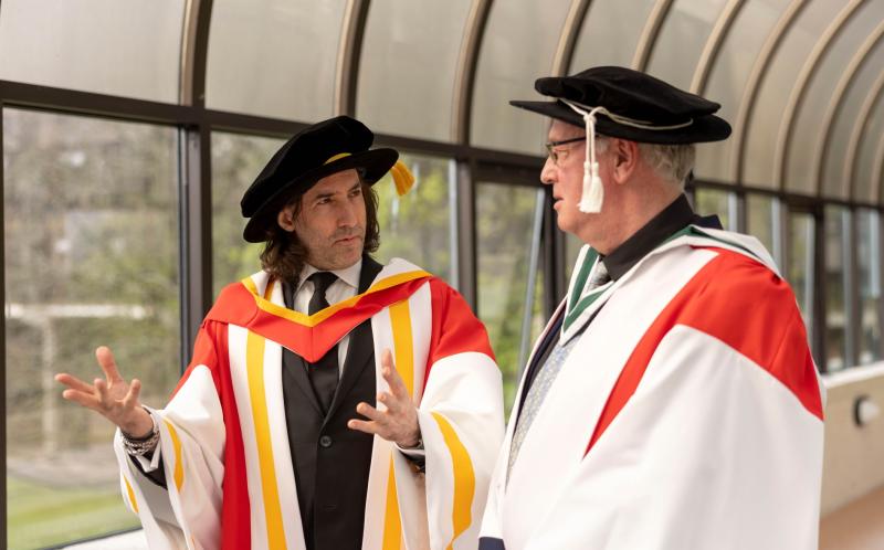 Booker prize-winning author receives honorary doctorate from the University of Limerick