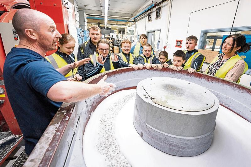 Limerick pupils on point after visit to precision engineering company