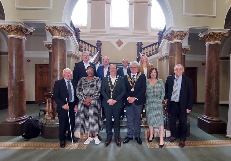 Limerick Council tour led by Mayor John Moran includes UK city he has unique ties to