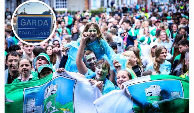 Motorists advised of significant road closures in Limerick for Munster Senior Hurling Championship