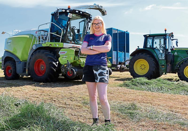 A (silage) cut above: Limerick IFA chairperson Louise has been drawing silage for 15 seasons 