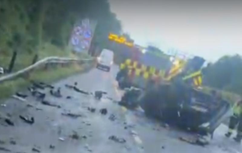Engine ripped from car in high-speed collision close to Limerick border