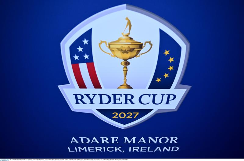 Ryder Cup organisers seek event licence for 2027 tournament in Limerick