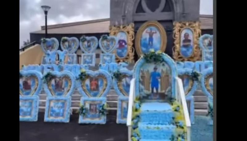 'Our Moe', 19, reposes in Limerick before funeral with Rolex and Smirnoff floral tributes