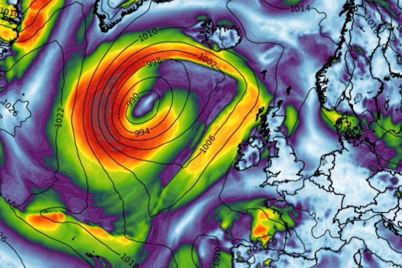 Met Éireann pinpoints area to be worst hit as 'low pressure' looms in weather update