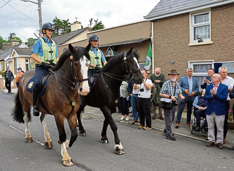 Gardai arrive on horseback as centenary of station marked in Limerick village