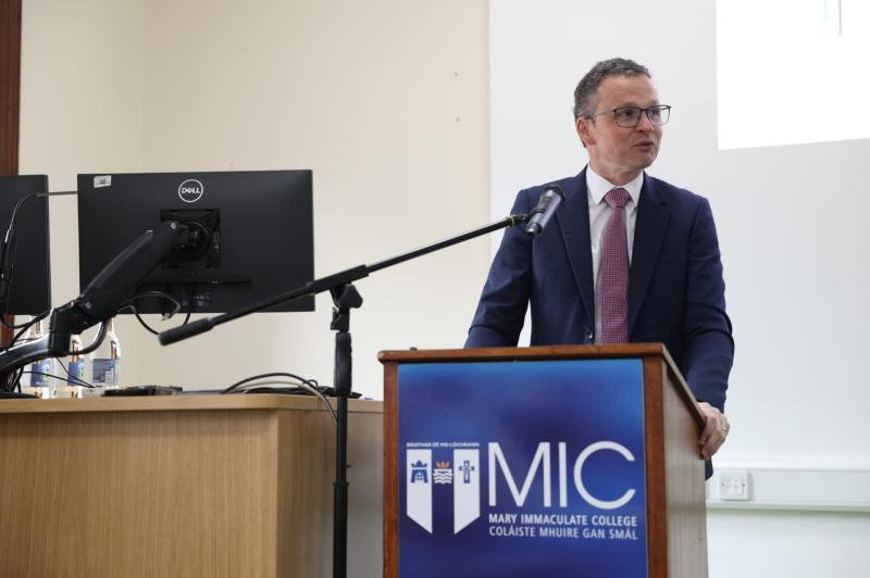 Patrick O'Donovan TD speaking in MIC