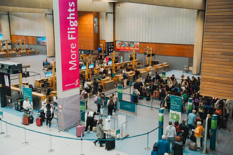 Shannon Airport passenger numbers rise 7% in first half of 2025