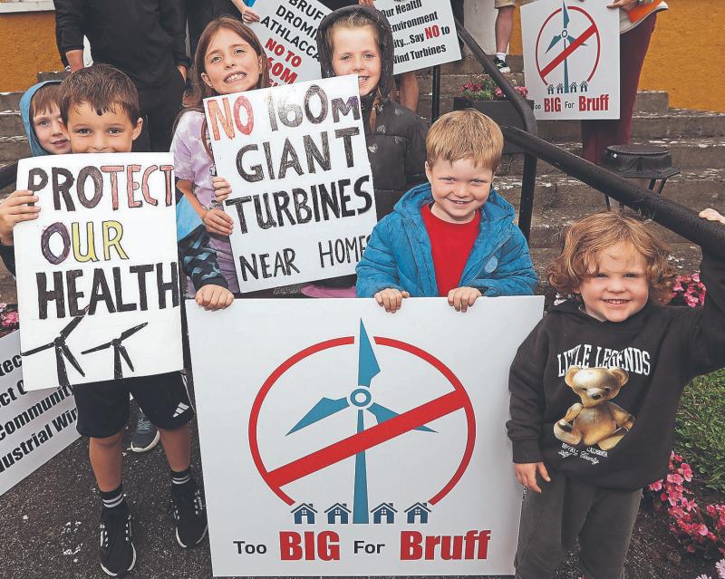 ‘Full house’ sign at windfarm meeting in Limerick due to size of crowd