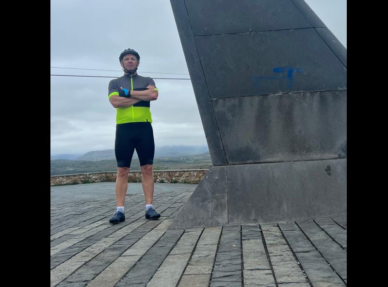 Limerick man cycling Ireland’s coast to fight Motor Neurone Disease 