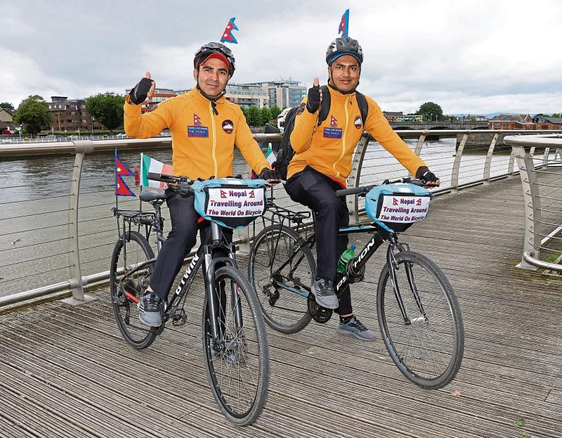  Himalayan flair as Nepalese cyclists saddle up in Limerick