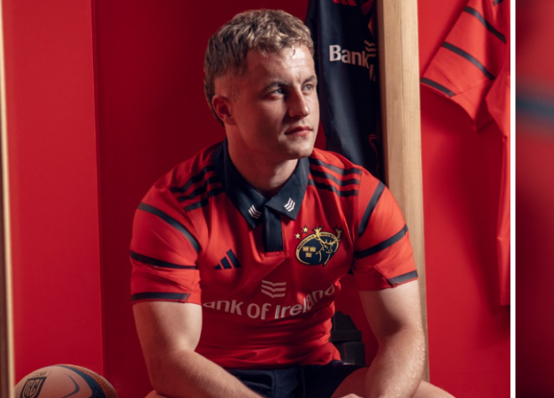 Munster Rugby release new look home jersey ahead of the 2025/26 season 