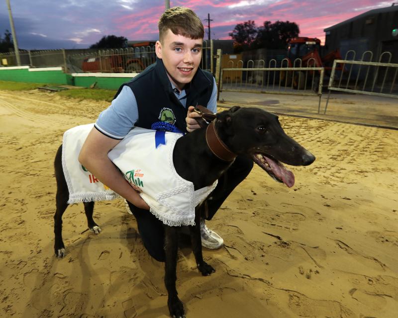 Limerick teenage greyhound trainer wins the &euro;30,000 Irish St Leger title