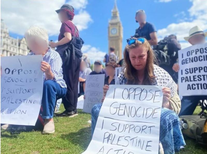 Limerick woman whose grandfather fought against British rule arrested at protest in London