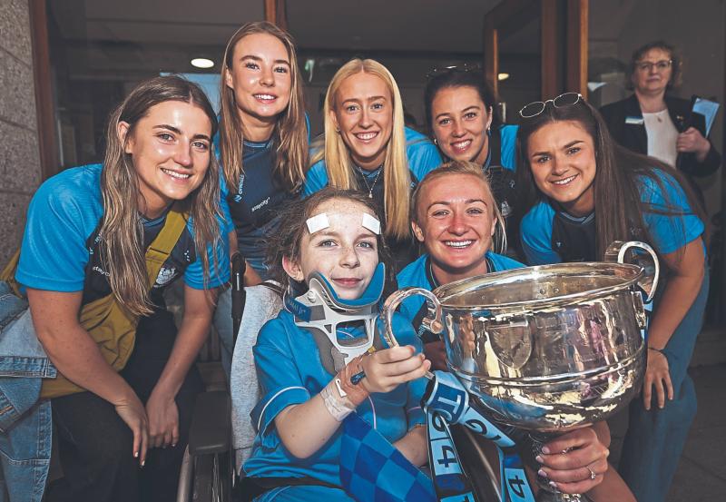 Dublin ladies footballers banish hospital ‘Blues’ but Nikki would prefer Limerick's hurlers!