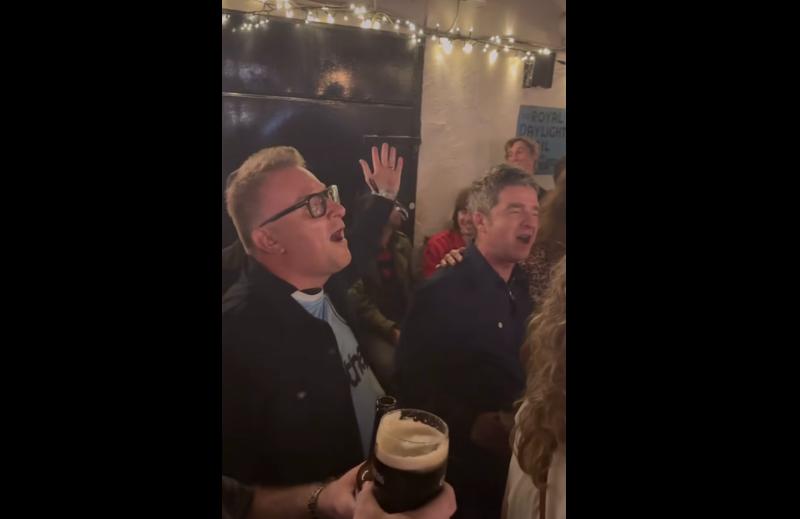 Limerick man parties with Oasis' Noel Gallagher in a post-concert sing-song