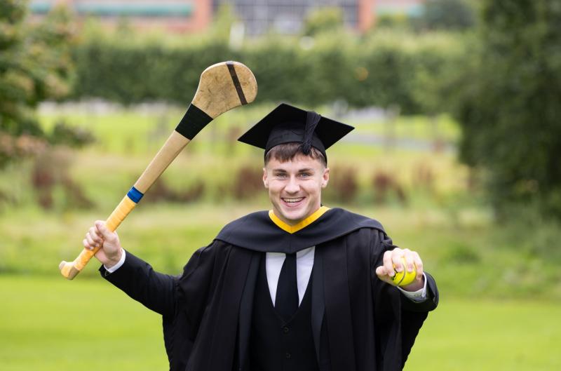 Limerick senior hurling star graduates from University of Limerick 