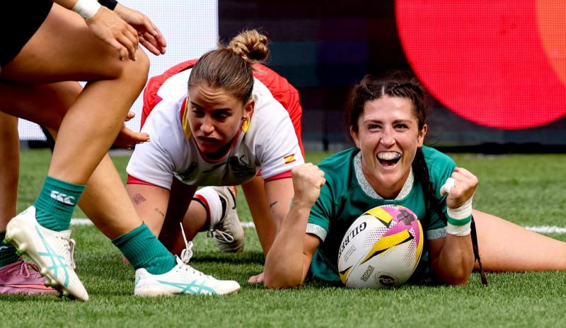 Ireland claim bonus point win over Spain to book World Cup quarter-final place