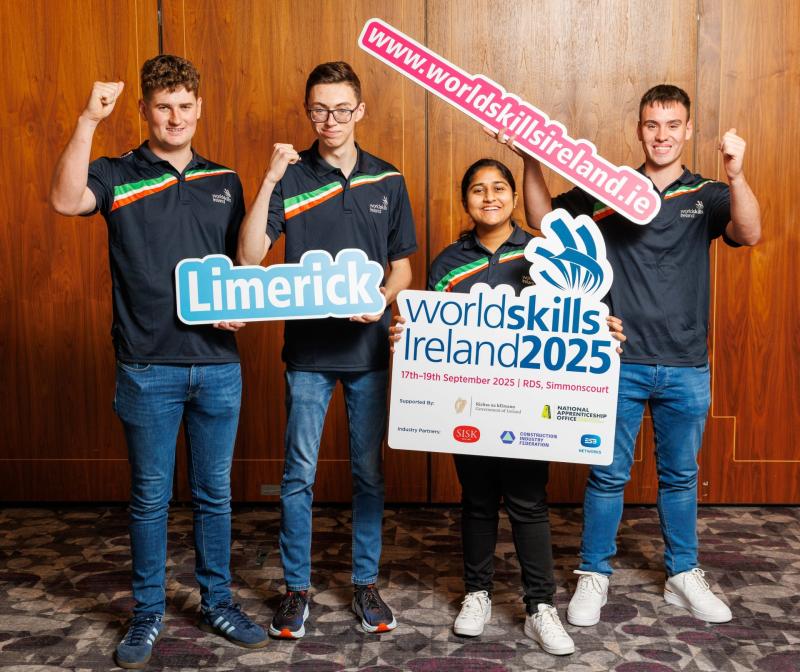Limerick students and apprentices to compete at WorldSkills event in the RDS