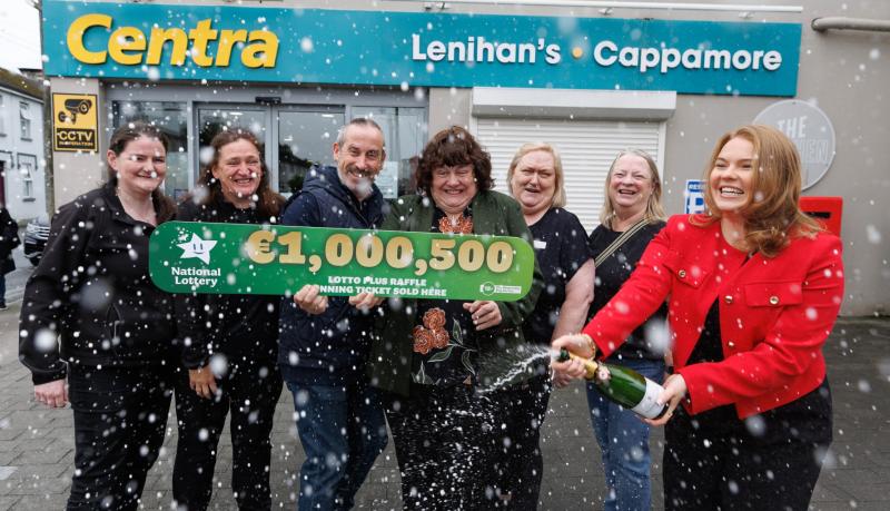 BREAKING: 'We’re thrilled for you and wish you all the very best!': New Limerick Lotto millionaire 