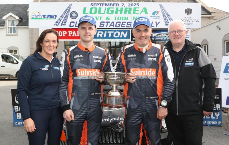 Limerick man celebrates Motorsport Ireland National Rally Championship success