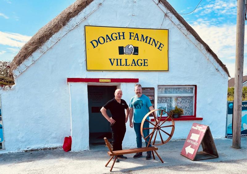 Spinning wheel donated to famine village in memory of 'beloved' Limerick teacher