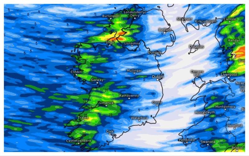 Met Éireann warns of heavy rain and even spot flooding in washout weekend forecast