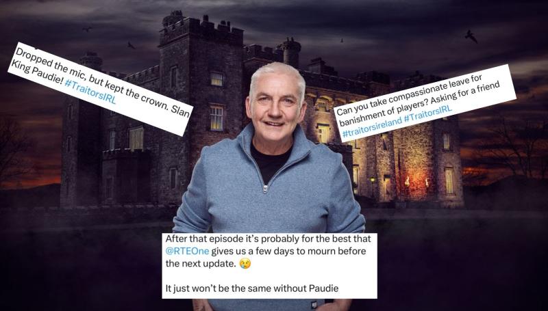 ‘National Day of Mourning’: Fans devastated as Paudie is banished from the castle 