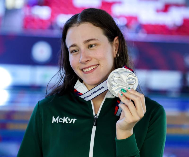 Limerick swimmer enjoys thrilling second medal success at Para Swimming World Championships