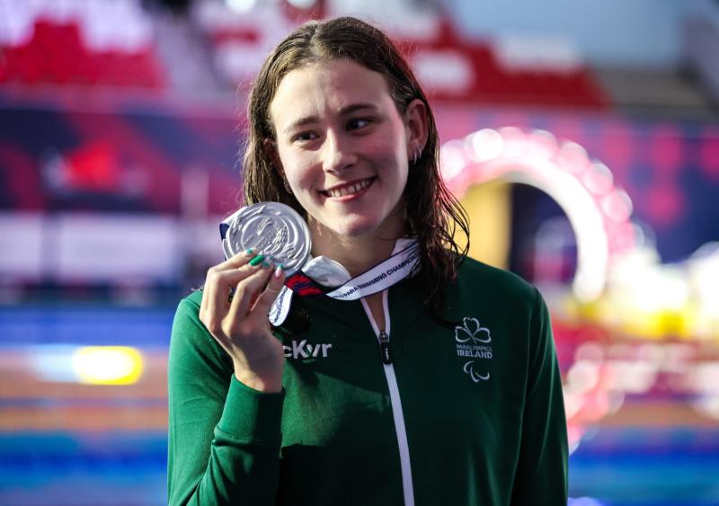 Limerick swimmer celebrates hat-trick of medal success at Para Swimming World Championships